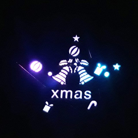 Dekoracja drewniana gwiazda led wys. 19cm | 483851 Dekoracja drewniana gwiazda led wys. 19cm | 483851