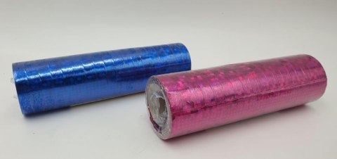Serpentyna holograficzna 18 rolek różowa SHN-00... Serpentyna holograficzna 18 rolek różowa SHN-00...