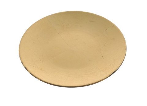 Talerz dekoracyjny 22cm GOLD plexi | P0002-22_GLD Talerz dekoracyjny 22cm GOLD plexi | P0002-22_GLD