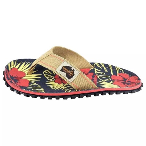 Japonki Gumbies Islander Denim Hibiscus GU-FFISL109 Japonki Gumbies Islander Denim Hibiscus GU-FFISL109