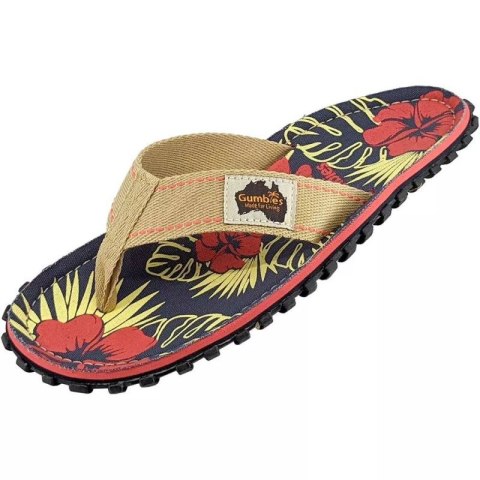 Japonki Gumbies Islander Denim Hibiscus GU-FFISL109 Japonki Gumbies Islander Denim Hibiscus GU-FFISL109