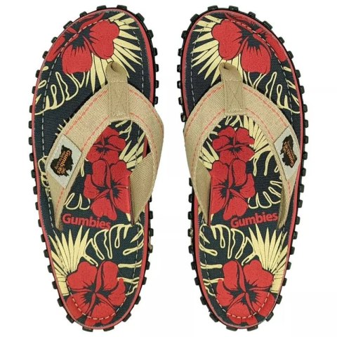 Japonki Gumbies Islander Denim Hibiscus GU-FFISL109 Japonki Gumbies Islander Denim Hibiscus GU-FFISL109