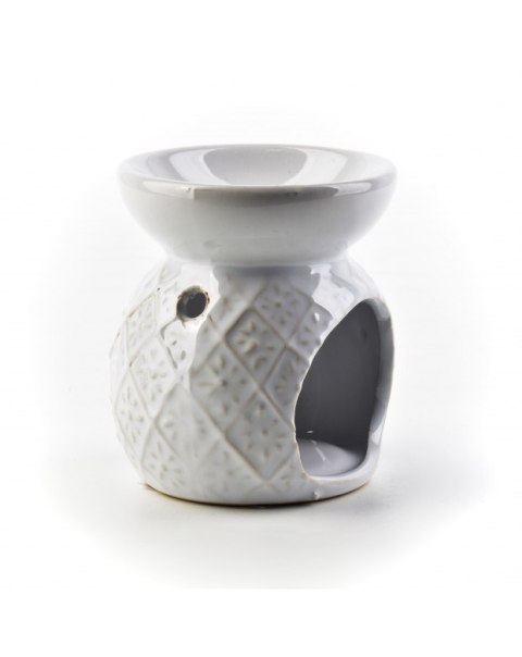 Kominek ceramiczny biały na olejek zapachowy Kominek ceramiczny biały na olejek zapachowy