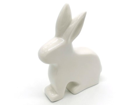 Królik ceramiczny biały płaski 4szt. Królik ceramiczny biały płaski 4szt.