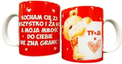 Kubek ceramiczny miś Ty + Ja | K60 Kubek ceramiczny miś Ty + Ja | K60