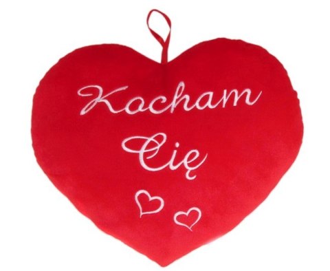 Pluszowe serce Kocham Cię 37cm | S1567 Pluszowe serce Kocham Cię 37cm | S1567