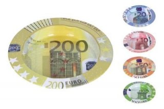Popielniczka metalowa 13,5x1,5cm EURO