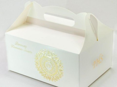 Pudełko na ciasto 10szt KOMUNIA 19x14cm 8244 Pudełko na ciasto 10szt KOMUNIA 19x14cm 8244