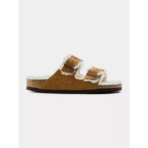 Klapki Birkenstock Arizona Shearling Mink W 1001135 Klapki Birkenstock Arizona Shearling Mink W 1001135