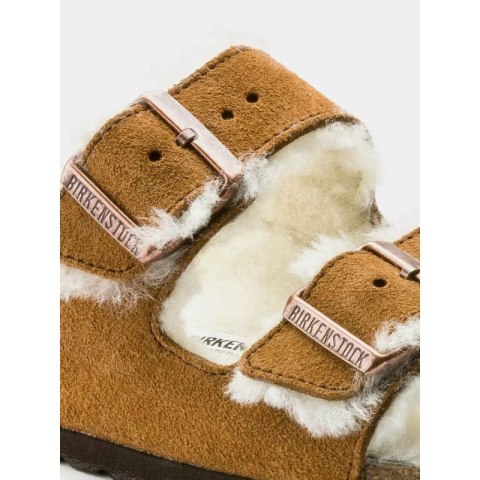 Klapki Birkenstock Arizona Shearling Mink W 1001135 Klapki Birkenstock Arizona Shearling Mink W 1001135