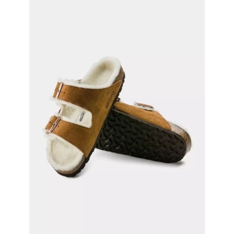 Klapki Birkenstock Arizona Shearling Mink W 1001135 Klapki Birkenstock Arizona Shearling Mink W 1001135