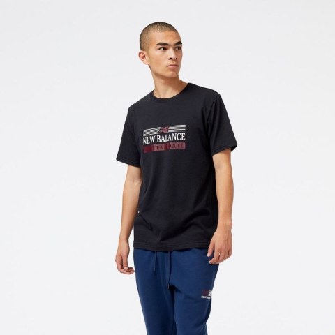 Koszulka New Balance Sport Core Cotton Jersey S BK M MT31906BK Koszulka New Balance Sport Core Cotton Jersey S BK M MT31906BK