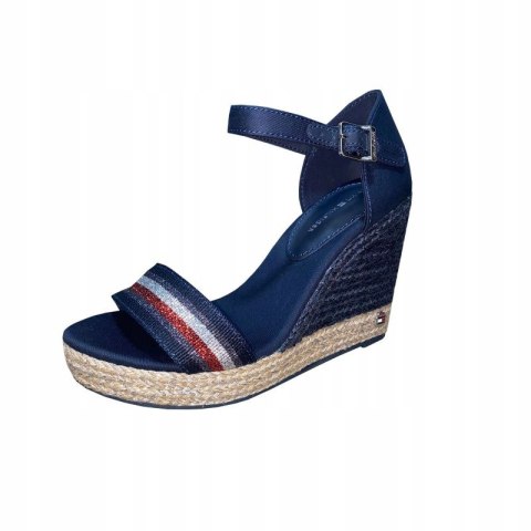 Sandały Tommy Hilfiger Grosgrain High Wedge Sandal W FW0FW05254 Sandały Tommy Hilfiger Grosgrain High Wedge Sandal W FW0FW05254