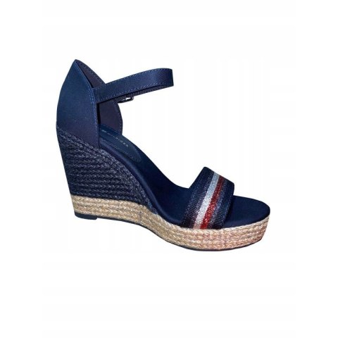 Sandały Tommy Hilfiger Grosgrain High Wedge Sandal W FW0FW05254 Sandały Tommy Hilfiger Grosgrain High Wedge Sandal W FW0FW05254