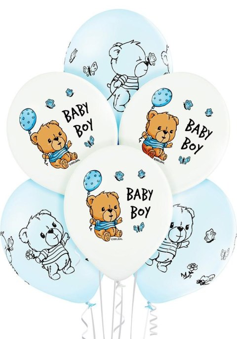Balony dla chłopca 30cm 6szt. Balony dla chłopca 30cm 6szt.