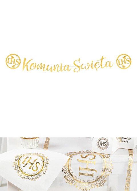 Banner komunijny Komunia Święta 150 cm | 127483 Banner komunijny Komunia Święta 150 cm | 127483