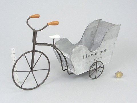 Doniczka/osłonka ROWER 35x20x14cm Doniczka/osłonka ROWER 35x20x14cm
