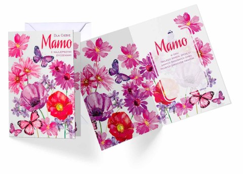 Karnet Dla Ciebie Mamo Życzenia | PP-1762 Karnet Dla Ciebie Mamo Życzenia | PP-1762
