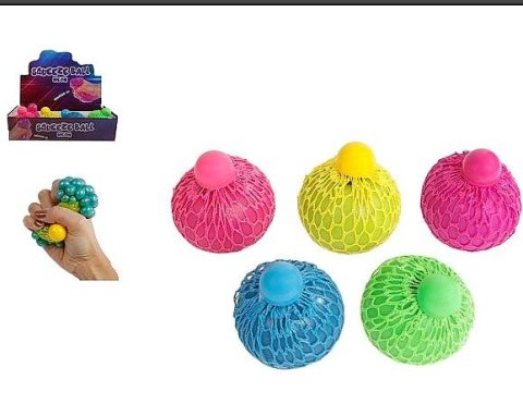 Piłeczka do ściskania neon perła 6cm 12szt. | 620723 Piłeczka do ściskania neon perła 6cm 12szt. | 620723