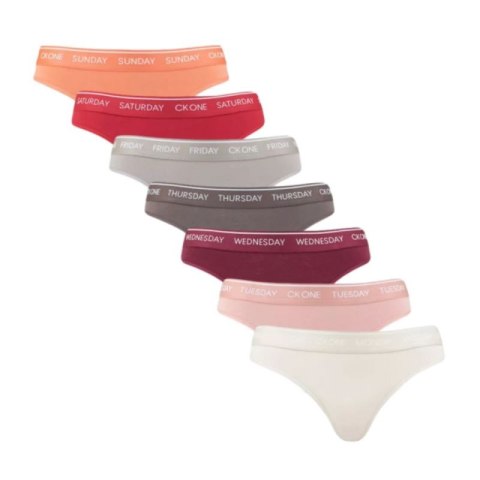 Stringi Calvin Klein Thong 7Pk W 000QF5937E Stringi Calvin Klein Thong 7Pk W 000QF5937E