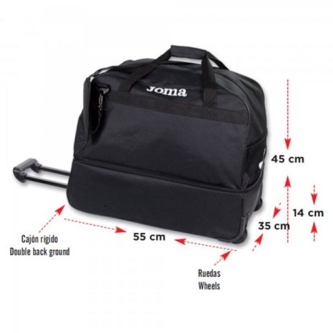 TROLLEY TRAINING BAG BLACK TROLLEY TRAINING BAG BLACK