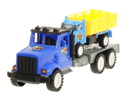 Auto z lawetą i autem ciężarowym z napędem 33cm Auto z lawetą i autem ciężarowym z napędem 33cm
