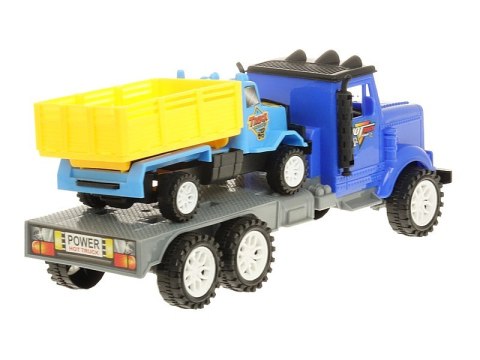 Auto z lawetą i autem ciężarowym z napędem 33cm Auto z lawetą i autem ciężarowym z napędem 33cm
