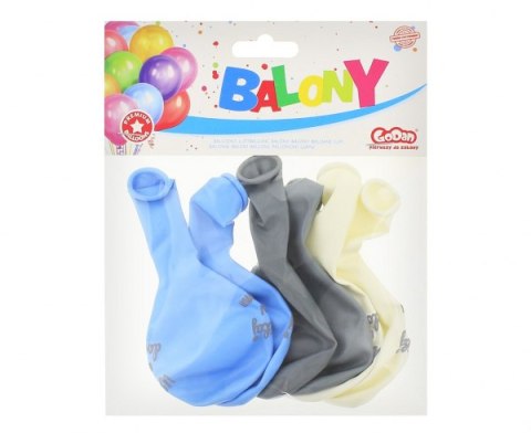 Balony Premium Witaj w domu niebieskie 12" 6szt. | GS110/WDN Balony Premium Witaj w domu niebieskie 12" 6szt. | GS110/WDN