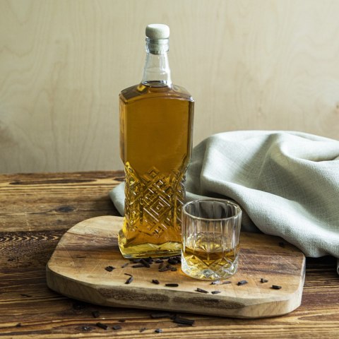 Butelka 6szt. Kredensowa 700ml z korkiem Butelka 6szt. Kredensowa 700ml z korkiem