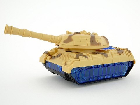 Czołg na baterie, światło, dźwięk; 23,5x9x9cm Czołg na baterie, światło, dźwięk; 23,5x9x9cm