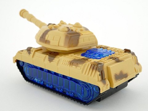 Czołg na baterie, światło, dźwięk; 23,5x9x9cm Czołg na baterie, światło, dźwięk; 23,5x9x9cm