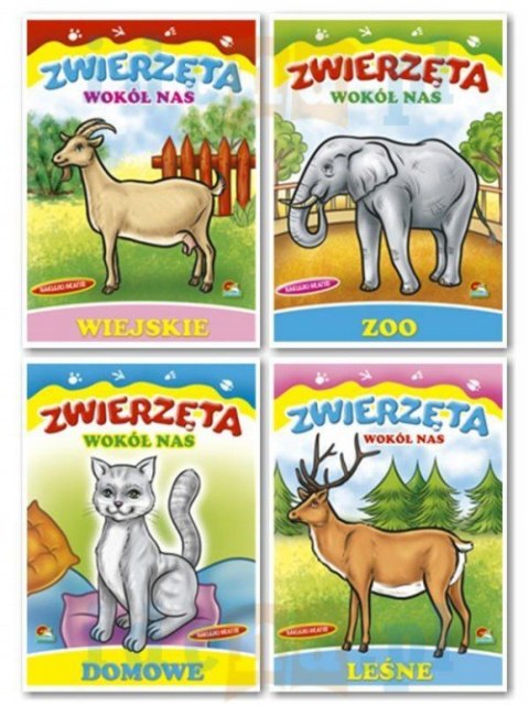 Kolorowanka Zwierzęta Wokół Nas Kolorowanka Zwierzęta Wokół Nas