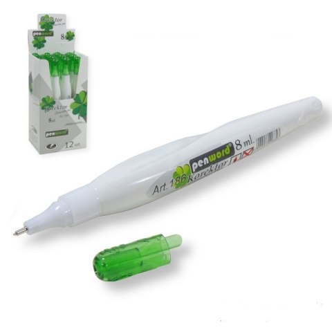Korektor w płynie 12szt 8ml 186 Korektor w płynie 12szt 8ml 186