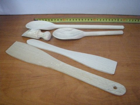 Łyżki drewniane 4szt Łyżki drewniane 4szt