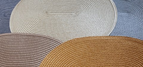 Mata 12szt stołowa owalna ratan 30 x 40 cm Mata 12szt stołowa owalna ratan 30 x 40 cm