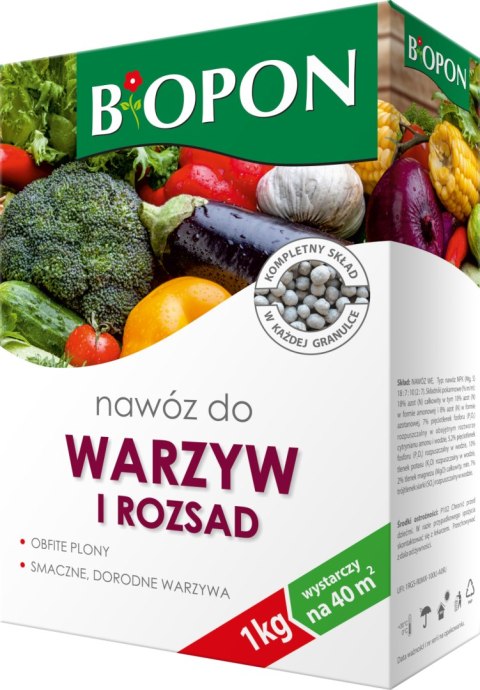Nawóz do warzyw granulat 1kg Nawóz do warzyw granulat 1kg