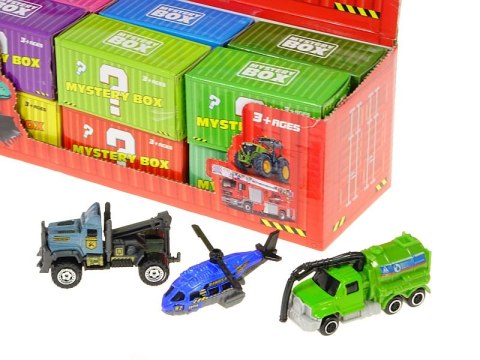 Pojazdy 12szt. metalowe 1:64 mix 8x4x4cm Pojazdy 12szt. metalowe 1:64 mix 8x4x4cm