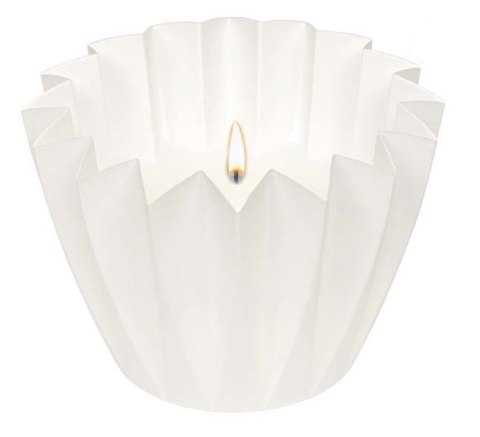 Świeca lampion ogrodowy aromat biała Świeca lampion ogrodowy aromat biała