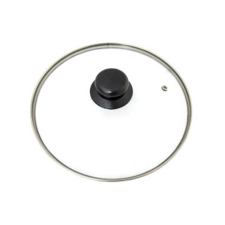 Szklana pokrywa z gałką 20cm | 1065