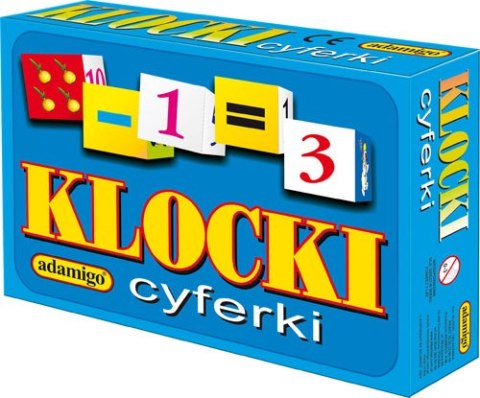 Układanka klockowa cyferki 12el. Układanka klockowa cyferki 12el.