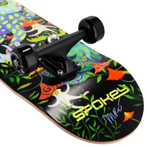Deskorolka Spokey ze świecącą grafiką Ollie SPK-942542 Deskorolka Spokey ze świecącą grafiką Ollie SPK-942542