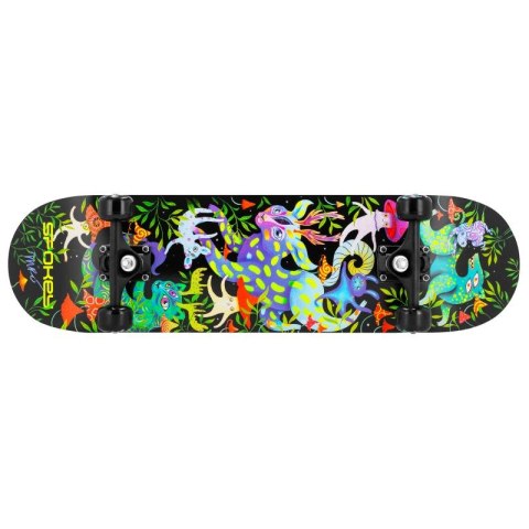 Deskorolka Spokey ze świecącą grafiką Ollie SPK-942542 Deskorolka Spokey ze świecącą grafiką Ollie SPK-942542