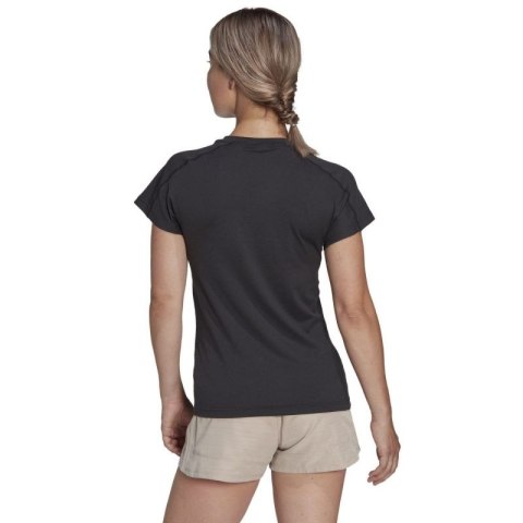 Koszulka adidas Aeroready Train Essentials Minimal Branding V-Neck Tee W HN5543 Koszulka adidas Aeroready Train Essentials Minimal Branding V-Neck Tee W HN5543