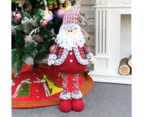 Figurka bożonarodzeniowa z teleskopowymi nogami MIKOŁAJ 95x28cm | NT1733 Figurka bożonarodzeniowa z teleskopowymi nogami MIKOŁAJ 95x28cm | NT1733