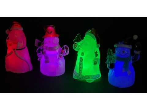 Figurka świąteczna led mix MIKOŁAJ/BAŁWAN 7018-21 Figurka świąteczna led mix MIKOŁAJ/BAŁWAN 7018-21