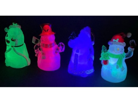Figurka świąteczna led mix MIKOŁAJ/BAŁWAN 7018-21 Figurka świąteczna led mix MIKOŁAJ/BAŁWAN 7018-21
