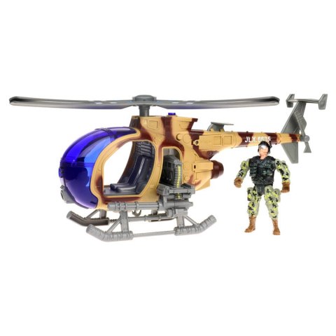 Helikopter ze światłem dźwiękiem + żołnierz Helikopter ze światłem dźwiękiem + żołnierz