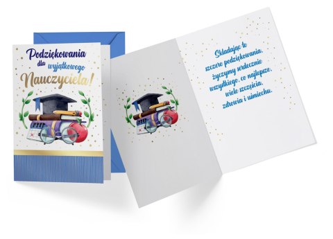 Karnet Podziękowania dla Nauczyciela PR-423 Karnet Podziękowania dla Nauczyciela PR-423