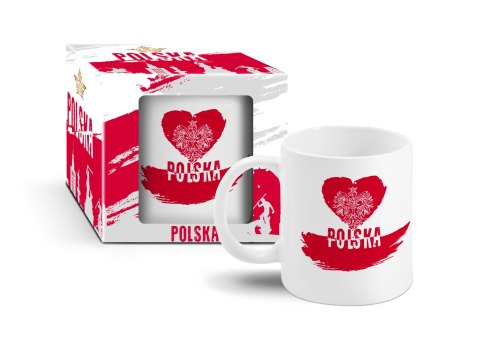 Kubek Boss 300ml - Polska serce Kubek Boss 300ml - Polska serce