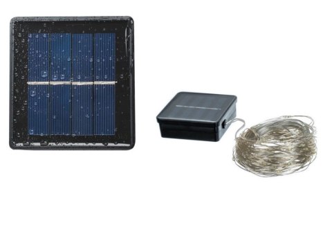 Lampki choinkowe solarne-druciki 200LED c.biały | 00011397 Lampki choinkowe solarne-druciki 200LED c.biały | 00011397
